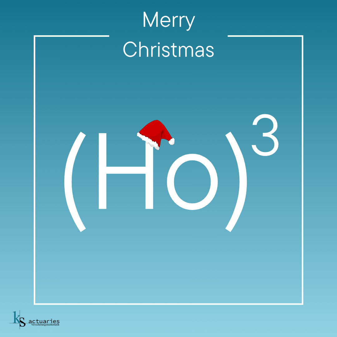 Frohe Weihnachten 2023 von ks actuaries